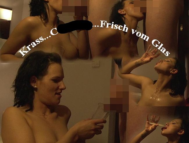 SinaVelvet Porno Video: Krass...Cum***t...Frisch vom Glas